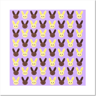 ButterBee and ButterBun Bunny Pattern Posters and Art